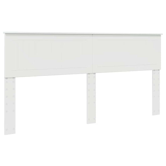 Testiera-Testata-Testiera Decorativa Bianco 180 cm Legno multistrato 542224