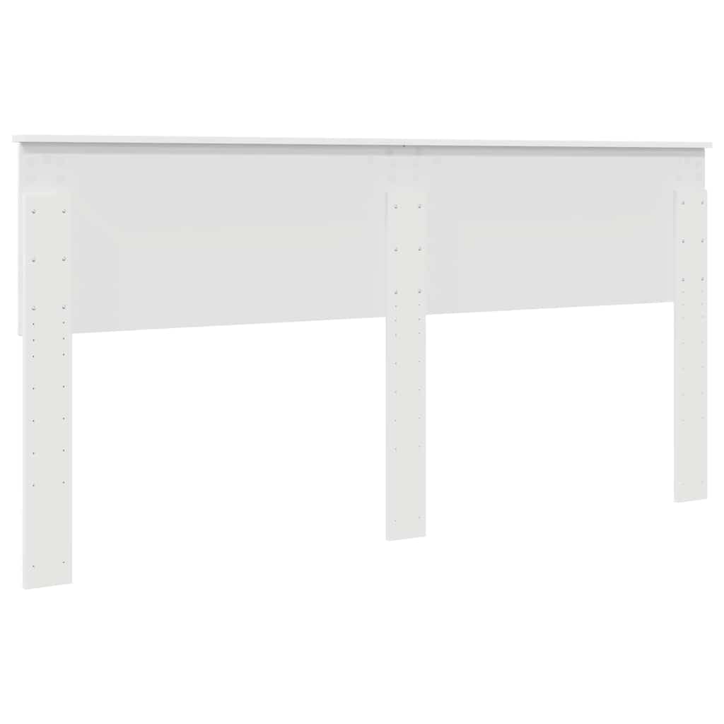 Testiera-Testata-Testiera Decorativa Bianco 180 cm Legno multistrato 542224