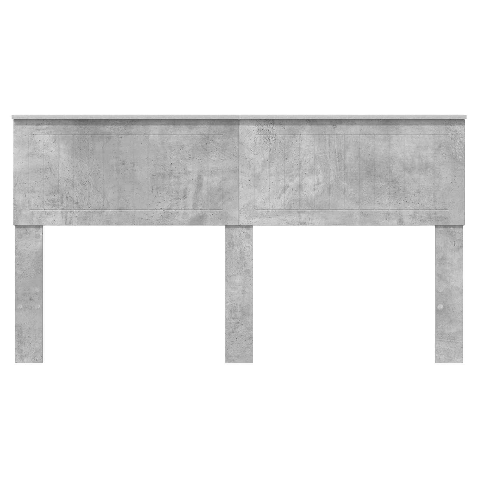 Testiera con testiera Grigio cemento 160 cm Legno multistrato 888400