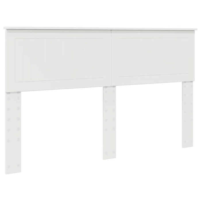 Testiera-Testata-Testiera Decorativa Bianco 150 cm Legno multistrato 615047