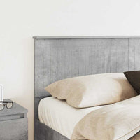 Testiera-Testata-Testiera Decorativa Grigio cemento 150 cm Legno multistrato 302528