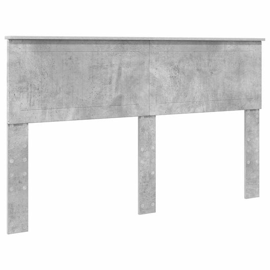 Testiera-Testata-Testiera Decorativa Grigio cemento 150 cm Legno multistrato 302528