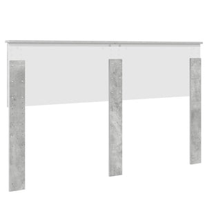 Testiera-Testata-Testiera Decorativa Grigio cemento 150 cm Legno multistrato 302528