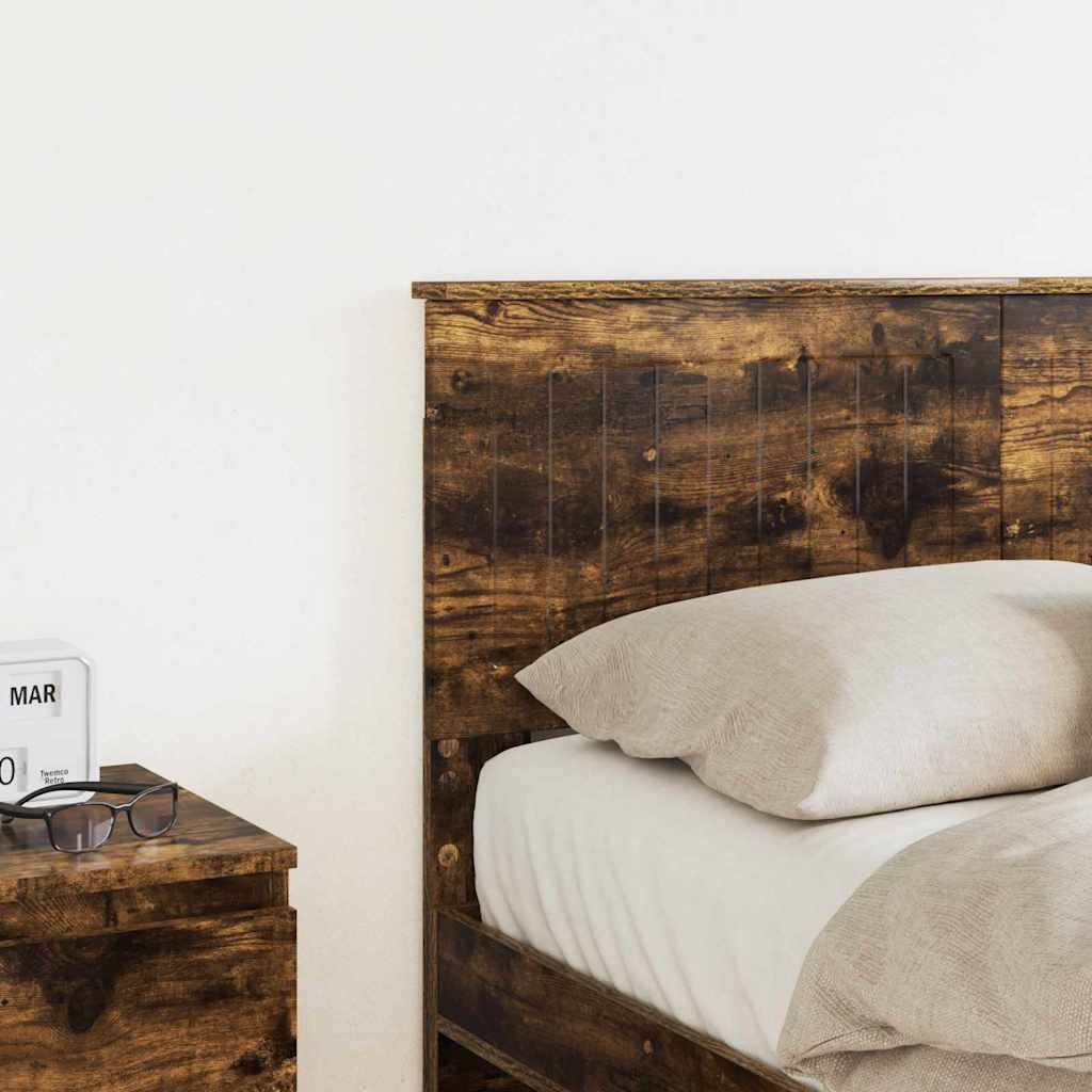 Testiera-Testata-Testiera Decorativa Rovere fum¨¦ 120 cm Legno multistrato 705337