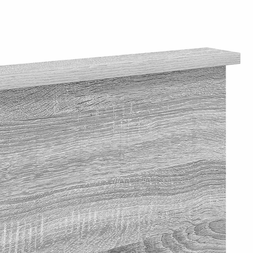 Testiera-Testata-Testiera Decorativa Grigio Sonoma 120 cm Legno multistrato 467797