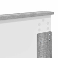 Testiera-Testata-Testiera Decorativa Grigio Sonoma 120 cm Legno multistrato 467797