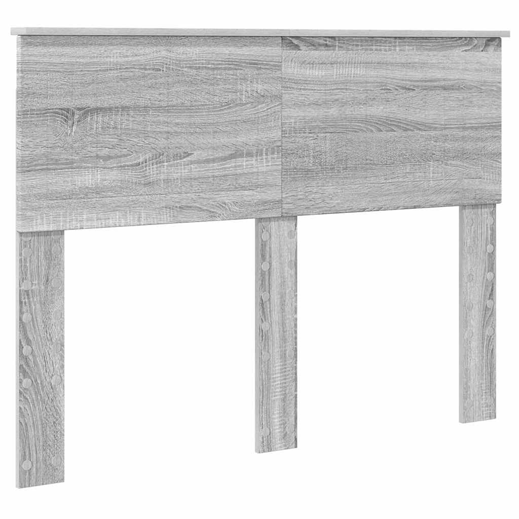 Testiera-Testata-Testiera Decorativa Grigio Sonoma 120 cm Legno multistrato 467797