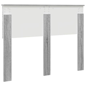 Testiera-Testata-Testiera Decorativa Grigio Sonoma 120 cm Legno multistrato 467797
