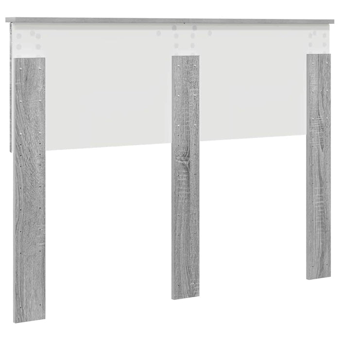 Testiera-Testata-Testiera Decorativa Grigio Sonoma 120 cm Legno multistrato 467797
