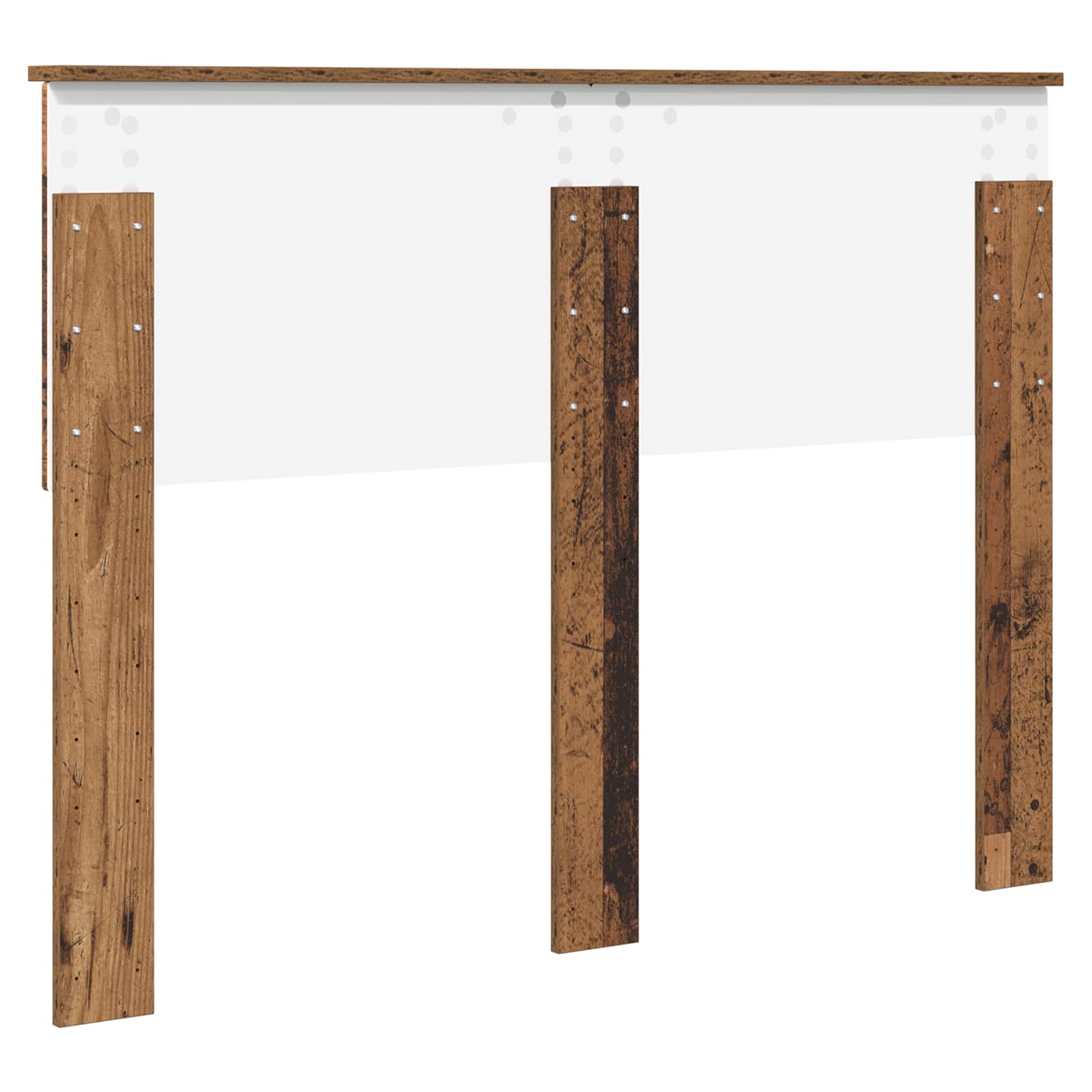 Testiera con testiera Legno vecchio 120 cm Legno multistrato 888449
