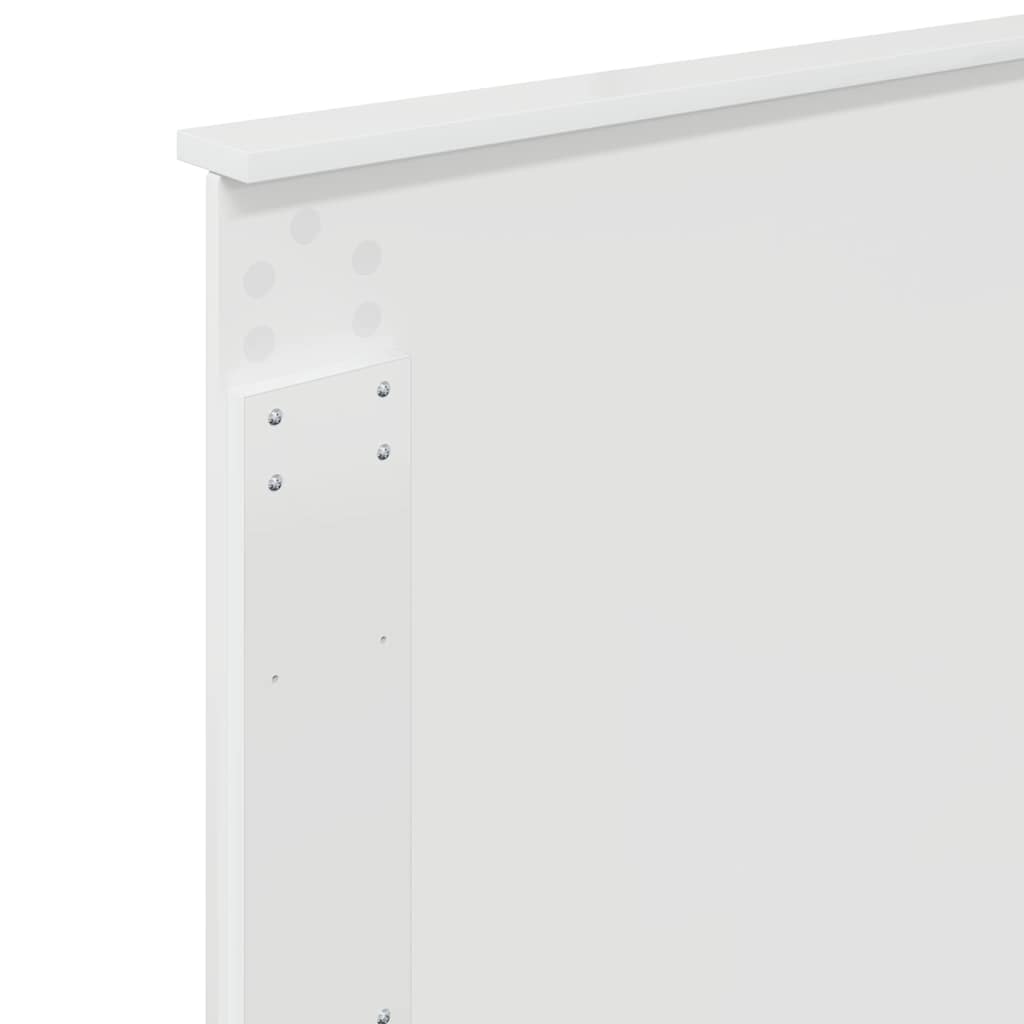 Testiera-Testata-Testiera Decorativa Bianco Lucido 100 cm Legno multistrato 531750