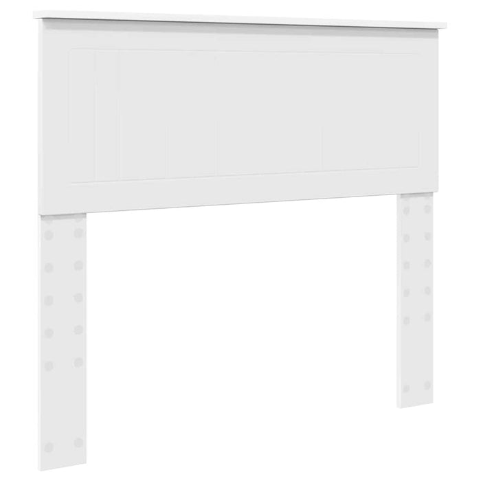 Testiera-Testata-Testiera Decorativa Bianco Lucido 100 cm Legno multistrato 531750