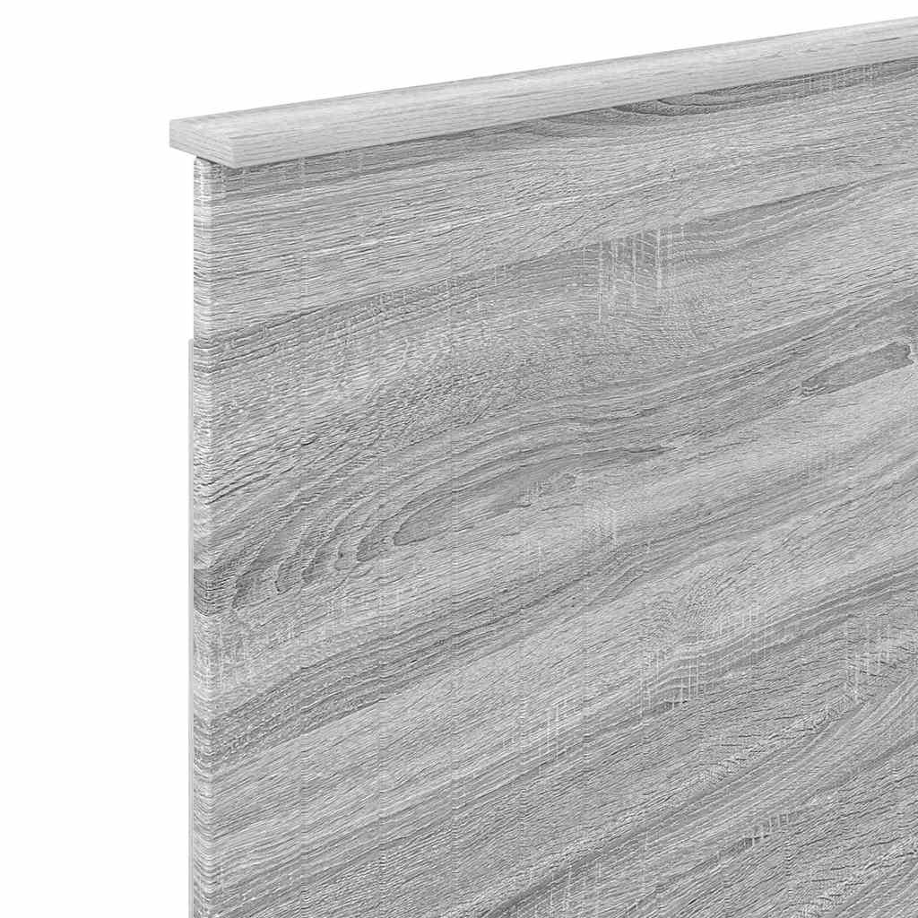 Testiera-Testata-Testiera Decorativa Grigio Sonoma 100 cm Legno multistrato 125131