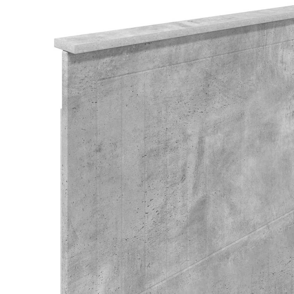Testiera-Testata-Testiera Decorativa Grigio cemento 90 cm Legno multistrato 137433