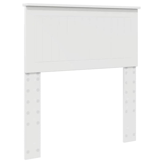 Testiera-Testata-Testiera Decorativa Bianco 80 cm Legno multistrato 845088