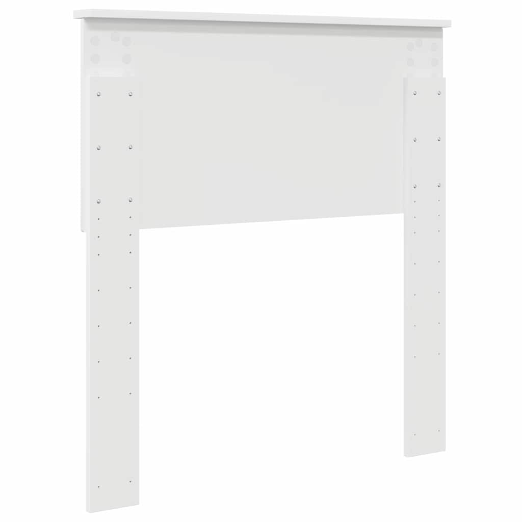 Testiera-Testata-Testiera Decorativa Bianco 80 cm Legno multistrato 845088