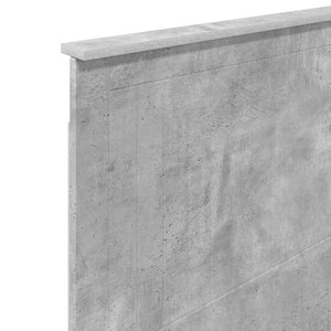 Testiera-Testata-Testiera Decorativa Grigio cemento 75 cm Legno multistrato 345291