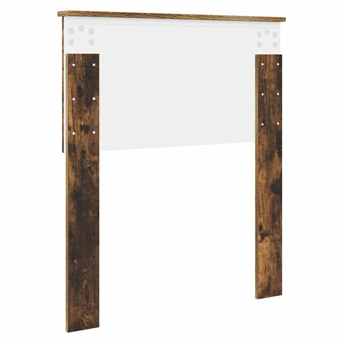 Testiera-Testata-Testiera Decorativa Rovere fum¨¦ 75 cm Legno multistrato 732724