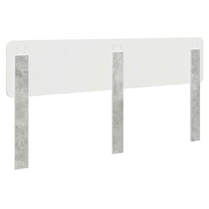 Testiera-Testata-Testiera Decorativa Grigio cemento 200 cm Legno multistrato 246322