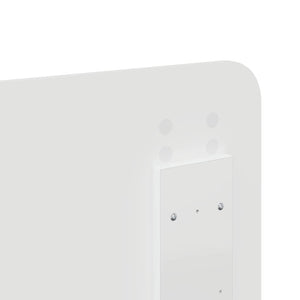 Testiera-Testata-Testiera Decorativa Bianco 180 cm Legno multistrato 917206