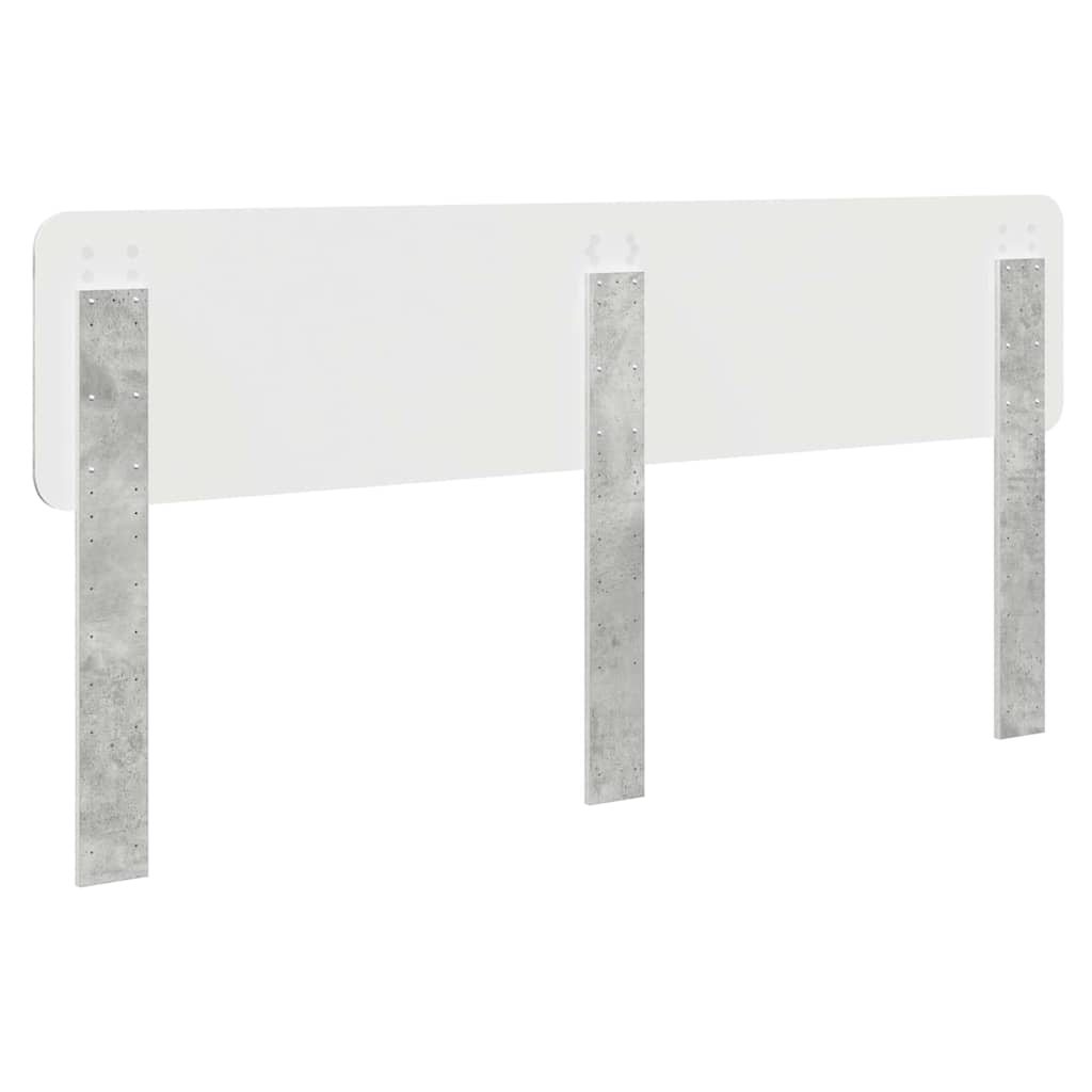 Testiera-Testata-Testiera Decorativa Grigio cemento 180 cm Legno multistrato 919581