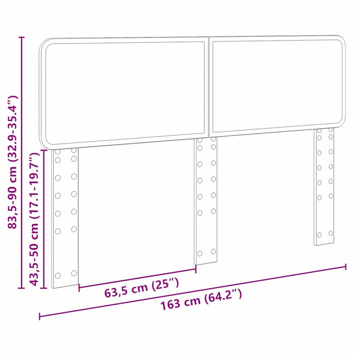 Testiera Rovere artigianale 160 cm Legno multistrato 888527