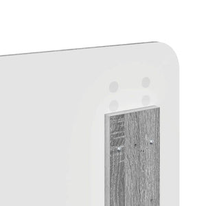 Testiera-Testata-Testiera Decorativa Grigio Sonoma 120 cm Legno multistrato 958920