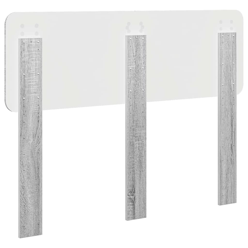 Testiera-Testata-Testiera Decorativa Grigio Sonoma 120 cm Legno multistrato 958920