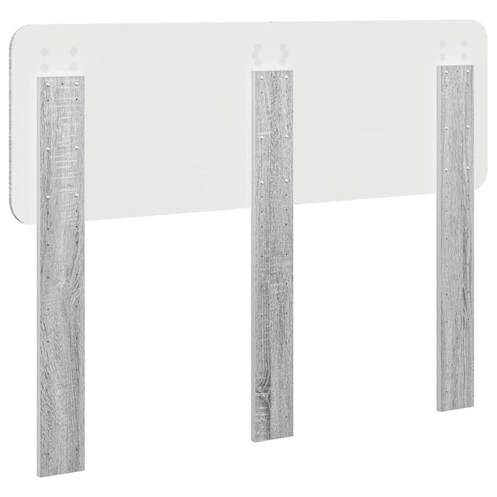 Testiera-Testata-Testiera Decorativa Grigio Sonoma 120 cm Legno multistrato 958920