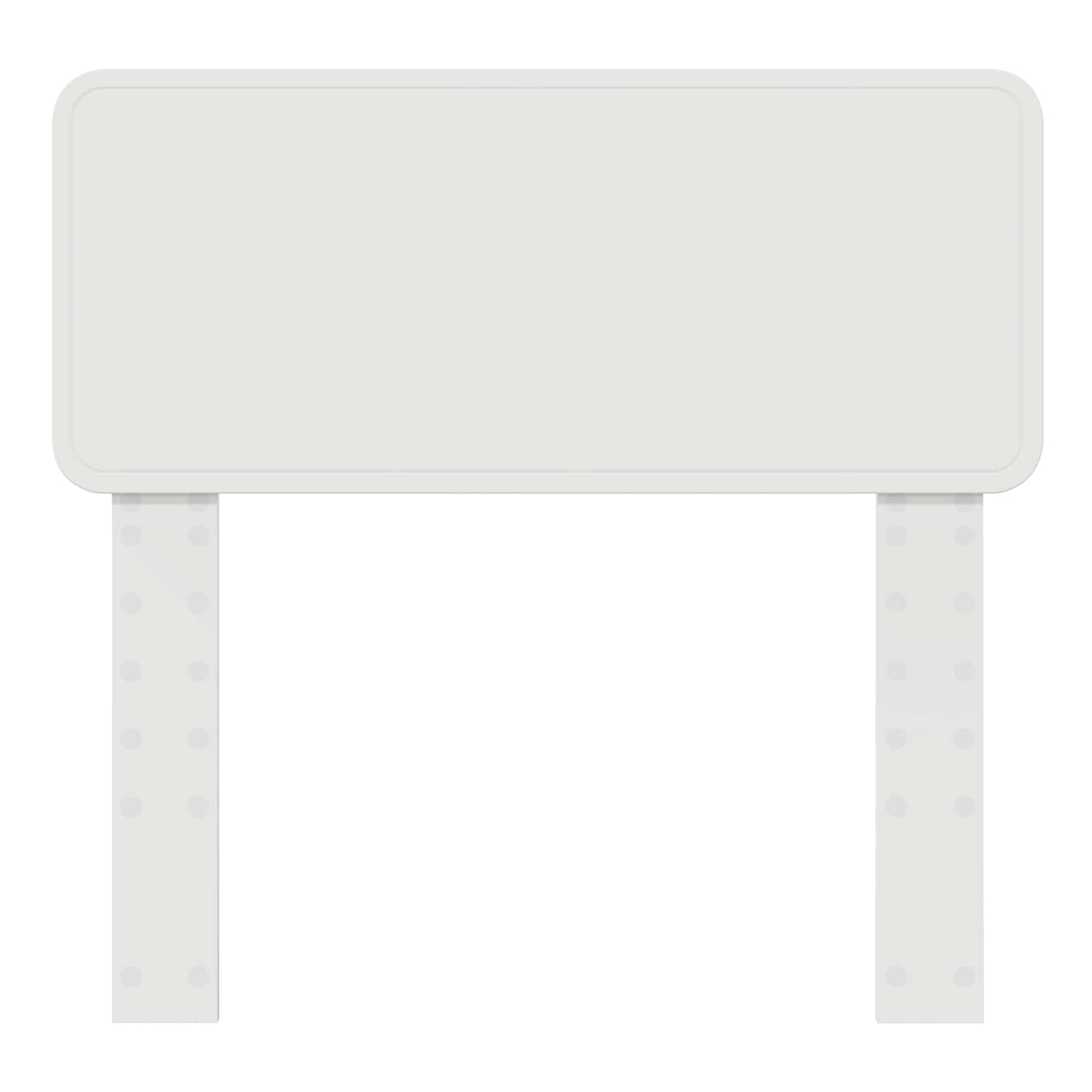 Testiera con testiera Bianco 100 cm Legno multistrato 888572