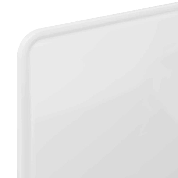 Testiera-Testata-Testiera Decorativa Bianco Lucido 100 cm Legno multistrato 697173