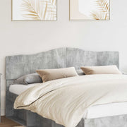 Testiera con testiera Grigio cemento 180 cm Legno multistrato 888631
