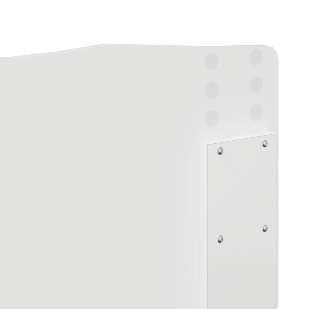 Testiera-Testata-Testiera Decorativa Bianco 150 cm Legno multistrato 872137