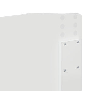 Testiera-Testata-Testiera Decorativa Bianco 150 cm Legno multistrato 872137