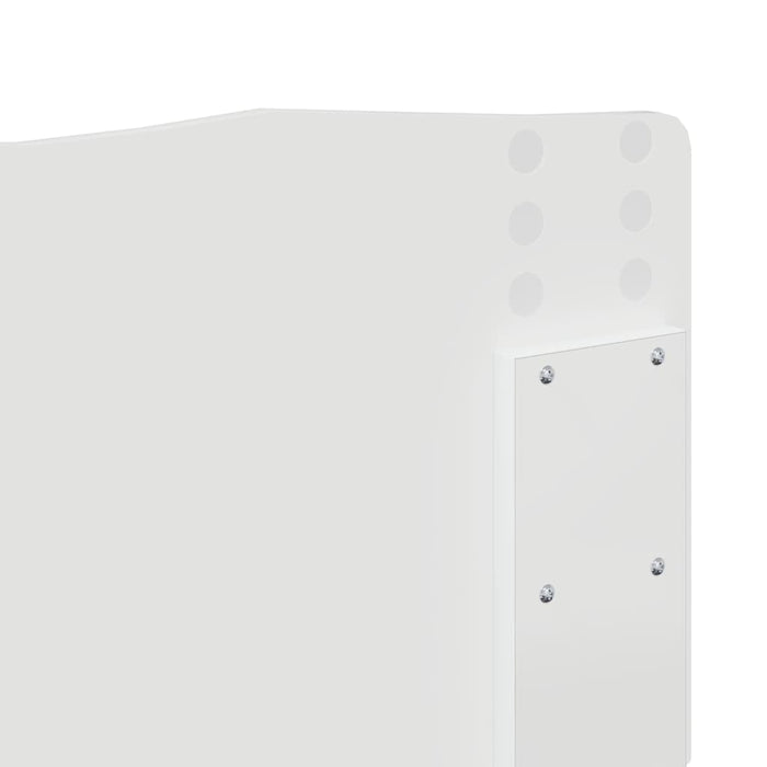 Testiera-Testata-Testiera Decorativa Bianco 150 cm Legno multistrato 872137