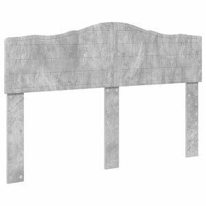 Testiera-Testata-Testiera Decorativa Grigio cemento 140 cm Legno multistrato 742263