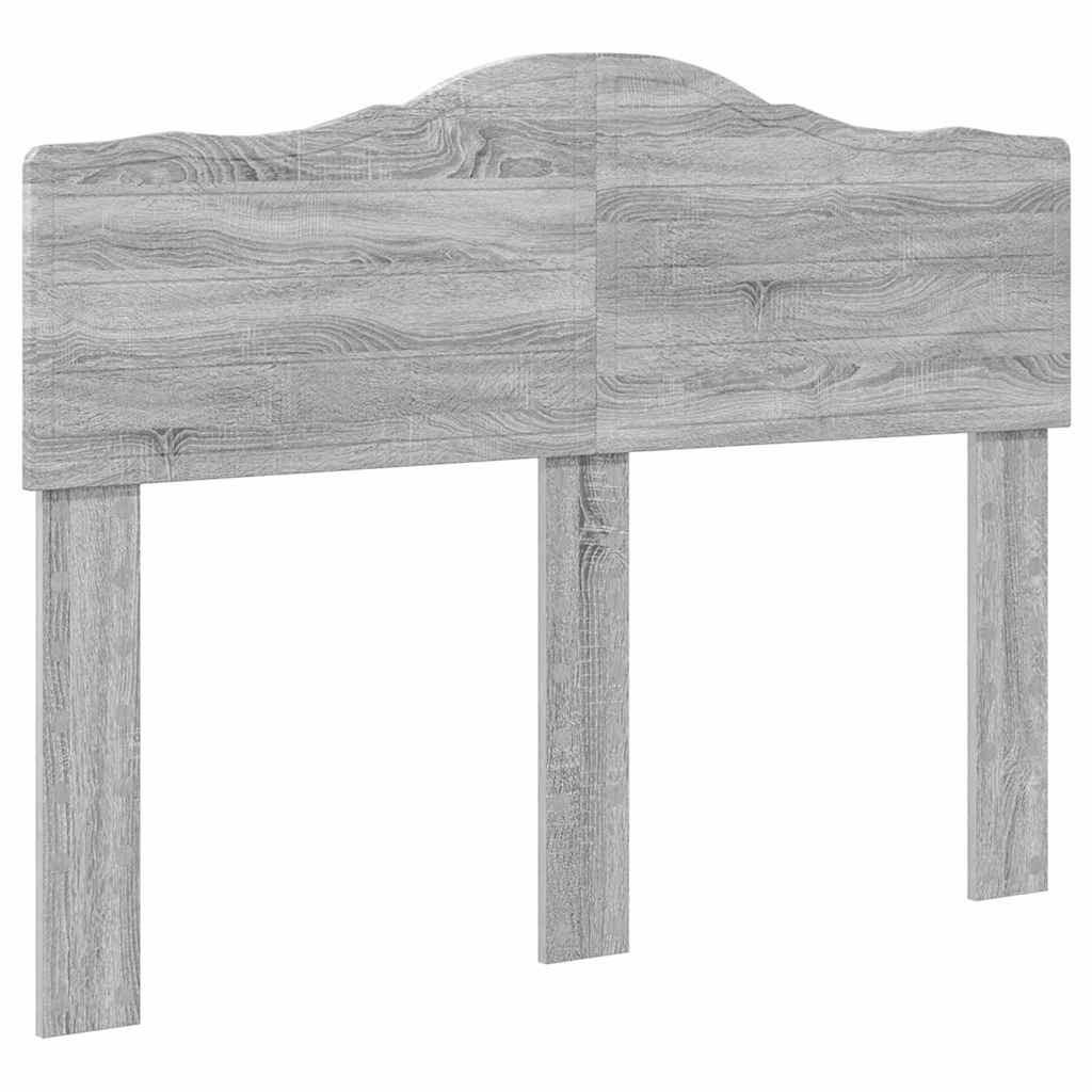 Testiera-Testata-Testiera Decorativa Grigio Sonoma 135 cm Legno multistrato 897247