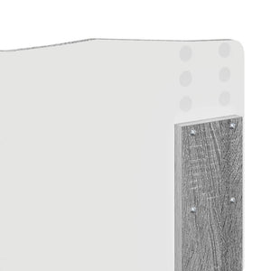 Testiera-Testata-Testiera Decorativa Grigio Sonoma 120 cm Legno multistrato 215023