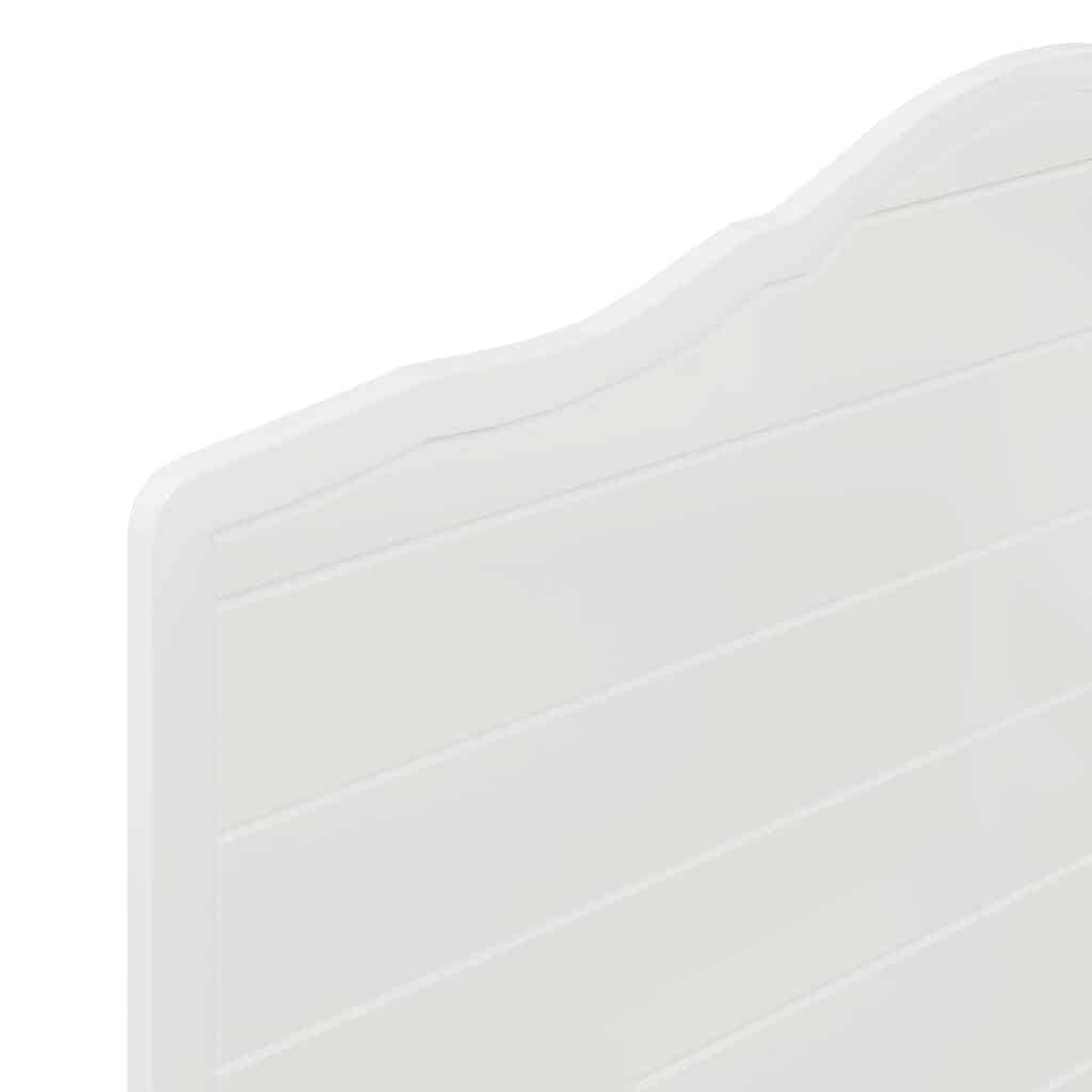 Testiera-Testata-Testiera Decorativa Bianco Lucido 100 cm Legno multistrato 697707