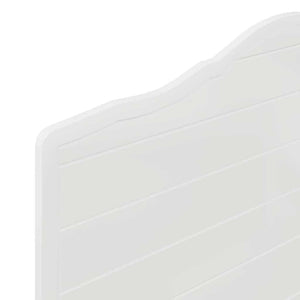 Testiera-Testata-Testiera Decorativa Bianco Lucido 100 cm Legno multistrato 697707