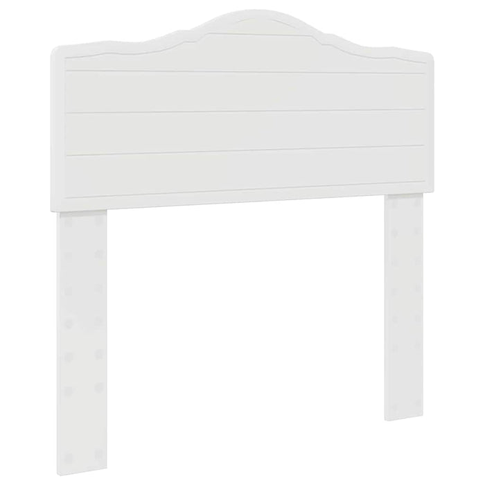 Testiera-Testata-Testiera Decorativa Bianco Lucido 100 cm Legno multistrato 697707