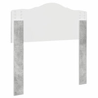Testiera-Testata-Testiera Decorativa Grigio cemento 90 cm Legno multistrato 828922