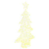 Albero di Natale con 160 LED Bianco caldo 150 cm Acrilico 42018977