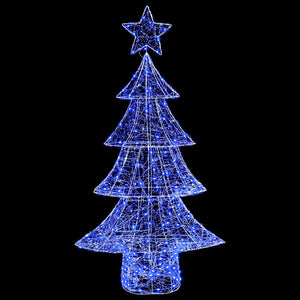Albero di Natale con 160 LED Blu 150 cm Acrilico 42018979