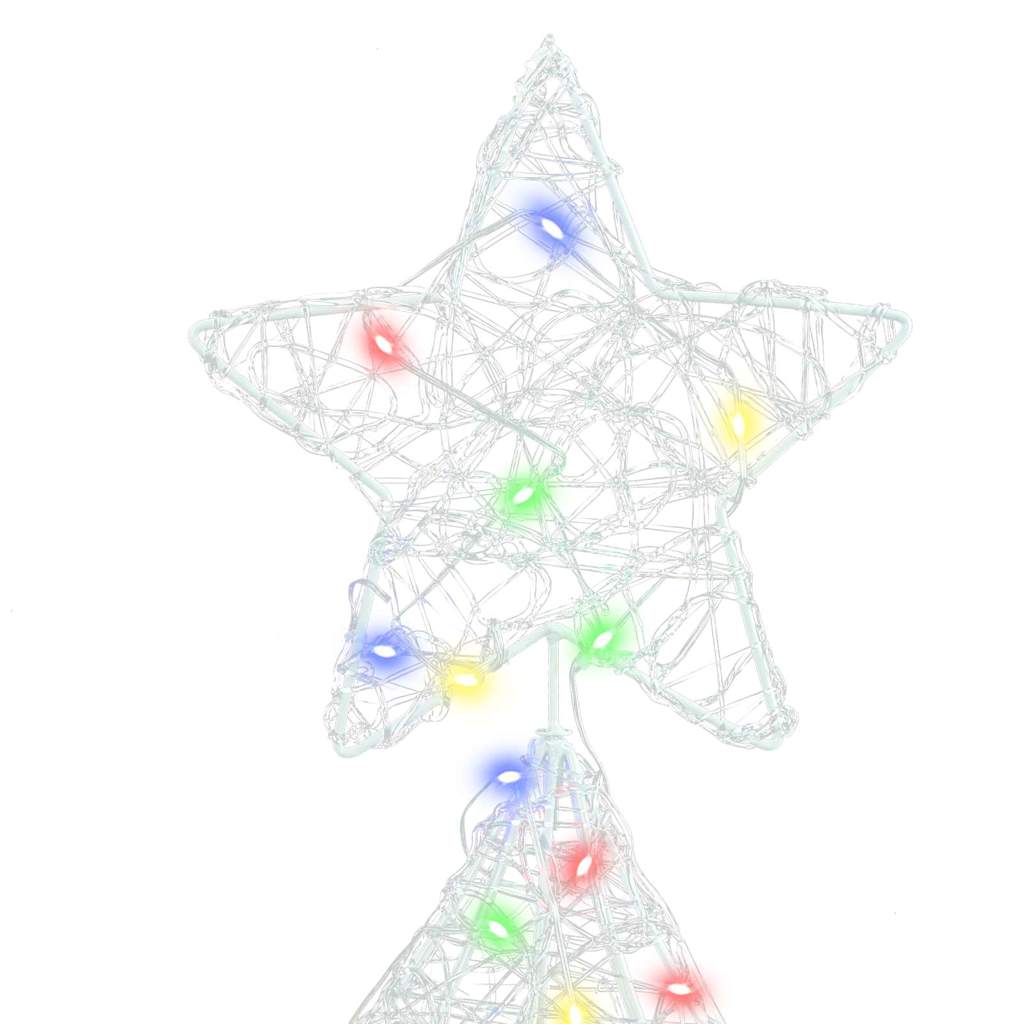 Albero di Natale con 160 LED Multicolore 150 cm Acrilico 42018980