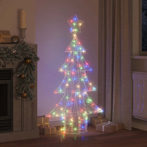 Albero di Natale con 160 LED Multicolore 150 cm Acrilico 42018980