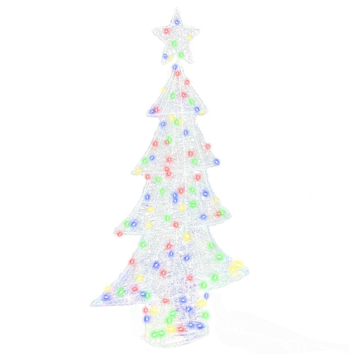 Albero di Natale con 160 LED Multicolore 150 cm Acrilico 42018980