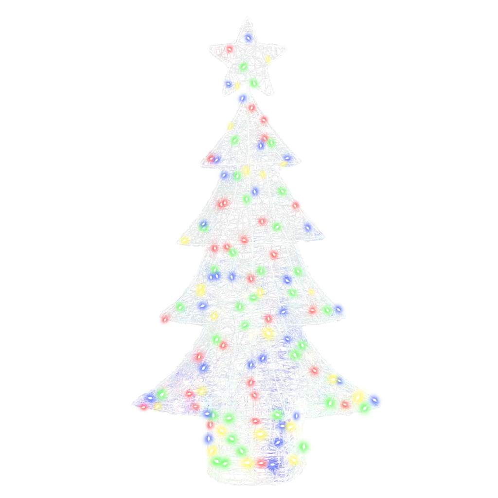 Albero di Natale con 160 LED Multicolore 150 cm Acrilico 42018980