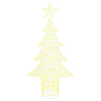 Albero di Natale con 240 LED Bianco caldo 180 cm Acrilico 42018981