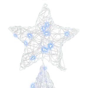 Albero di Natale con 240 LED Bianco freddo 180 cm Acrilico 42018982